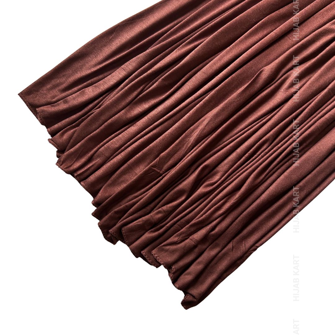 Brick Brown-Premium Modal Classic Jersey Hijab
