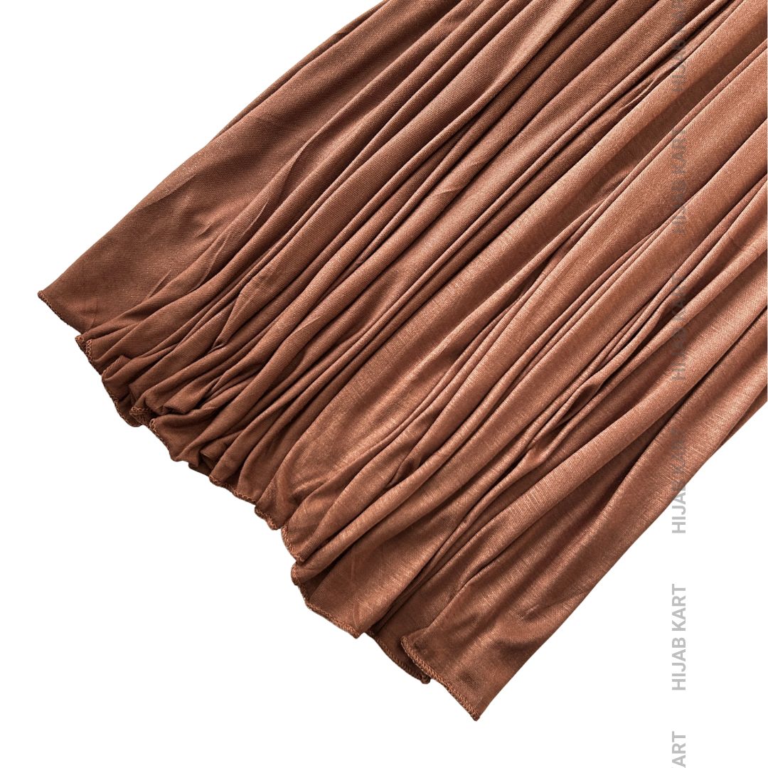 Burnt Brown-Premium Modal Classic Jersey Hijab