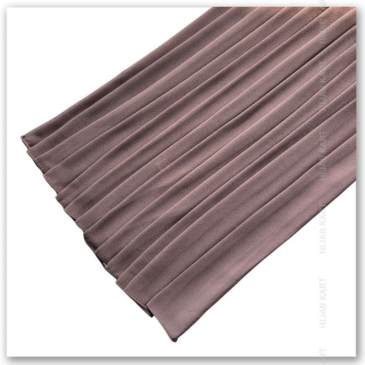 Premium Malaysian Georgette Hijab- Dusty Rose