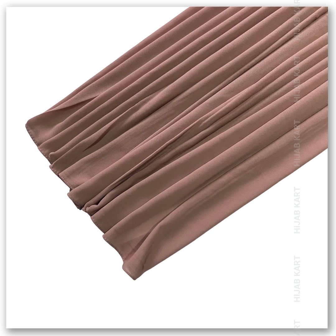 Soft Brown- Premium Malaysian Georgette Hijab