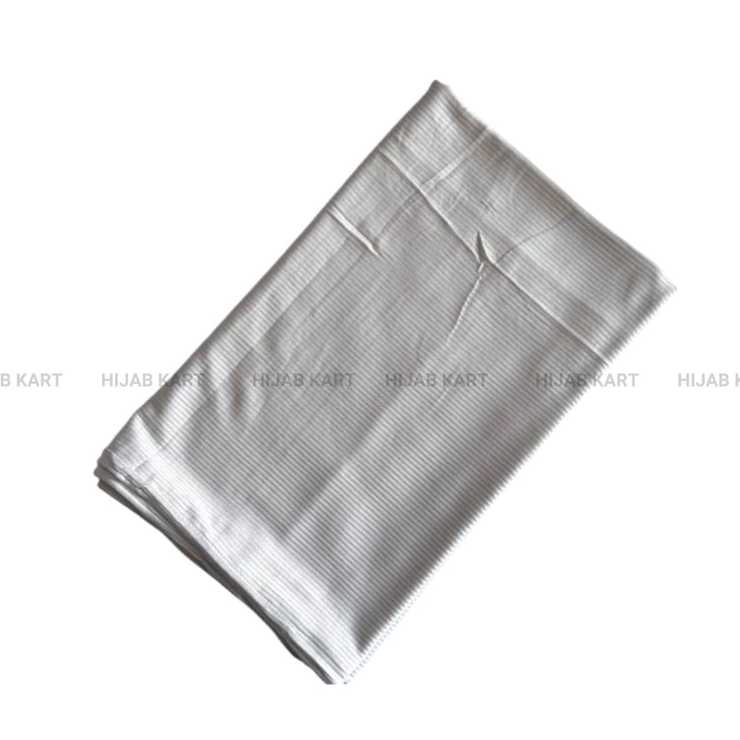 Silver-Grey- Premium Ribbed Jersey Hijab
