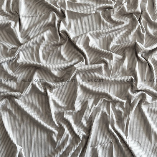 Silver-Grey- Premium Ribbed Jersey Hijab