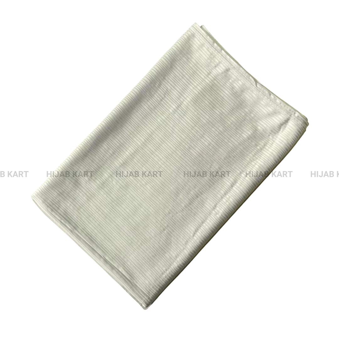 Off-White- Premium Ribbed Jersey Hijab