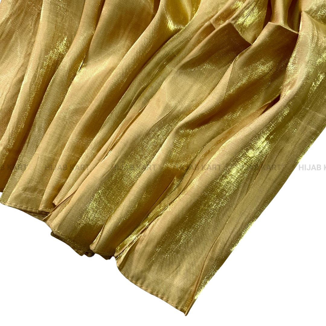 Golden Yellow- 3D Satin Hijab