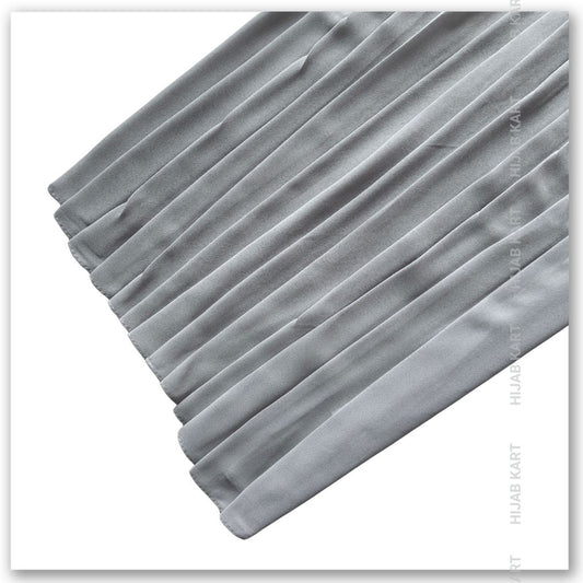 Pearl Grey- Premium Malaysian Georgette Hijab