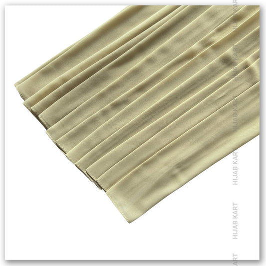Cream Yellow- Premium Malaysian Georgette Hijab