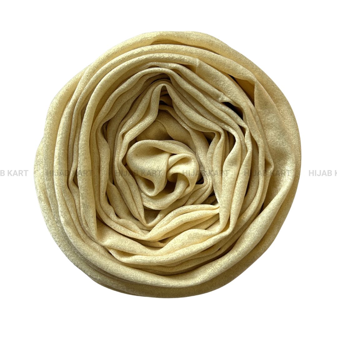 Pearl Gold- Shimmer Dust Georgette Hijab