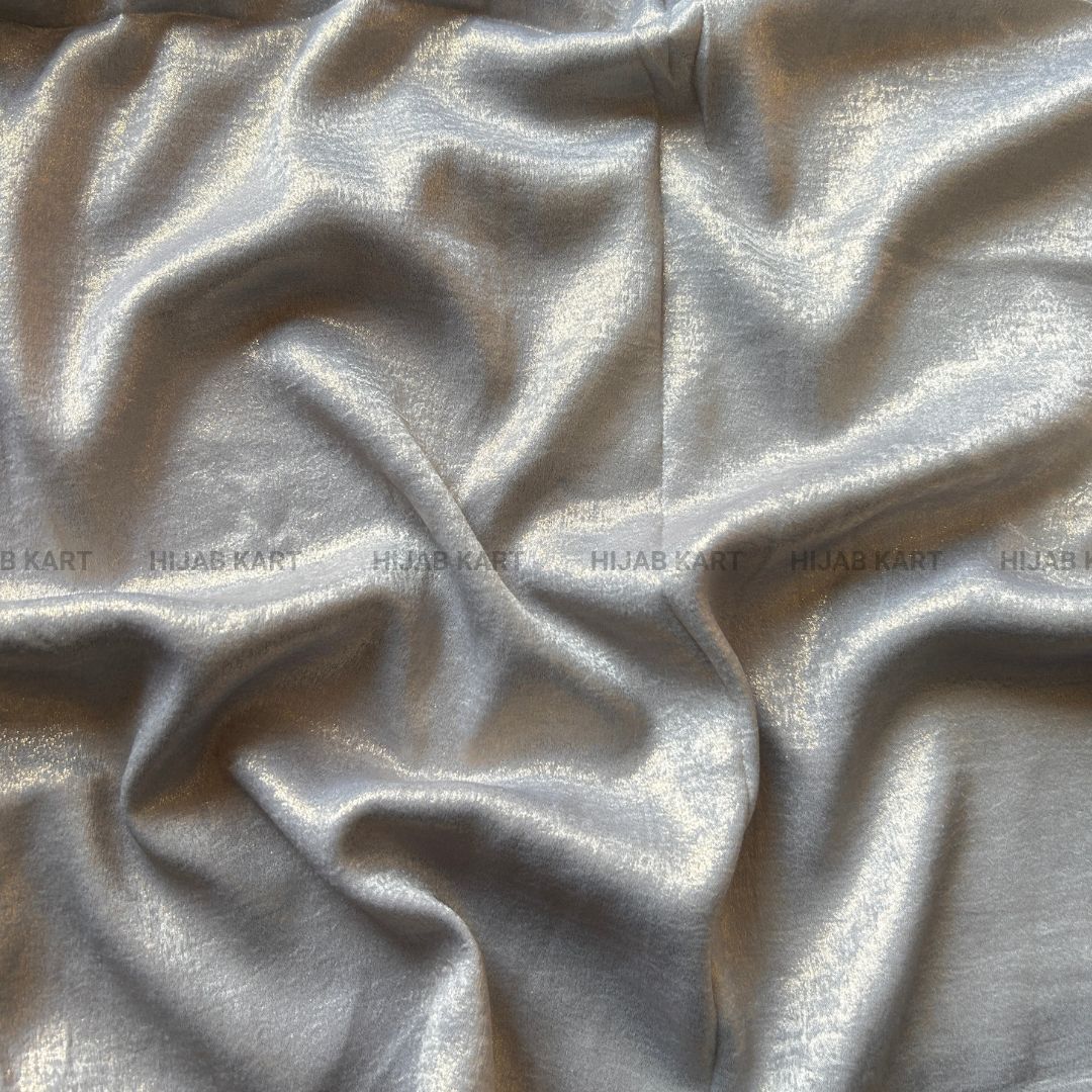 Silver Pearl- Shimmer Dust Georgette Hijab