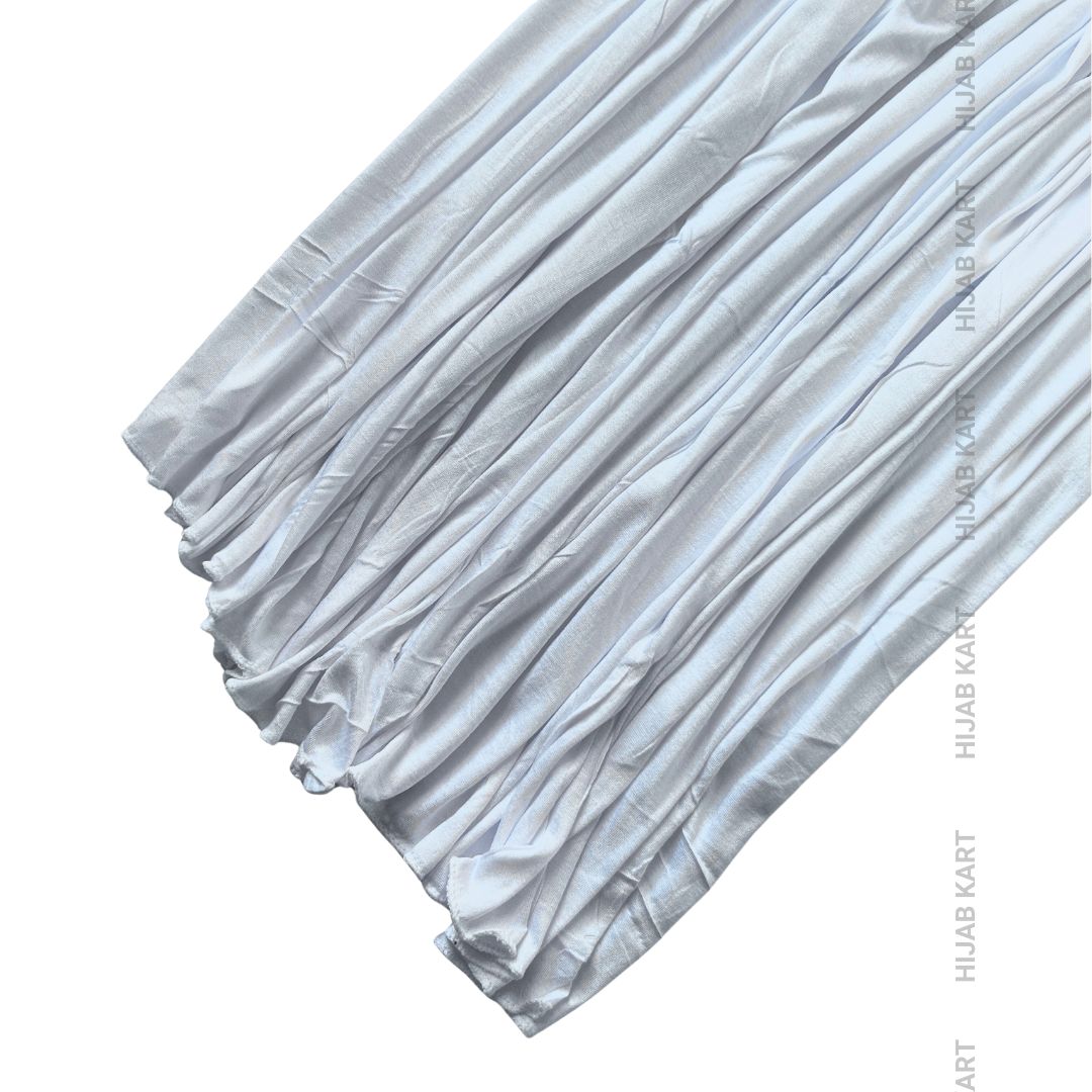 Frost White- Premium Modal Classic Jersey Hijab