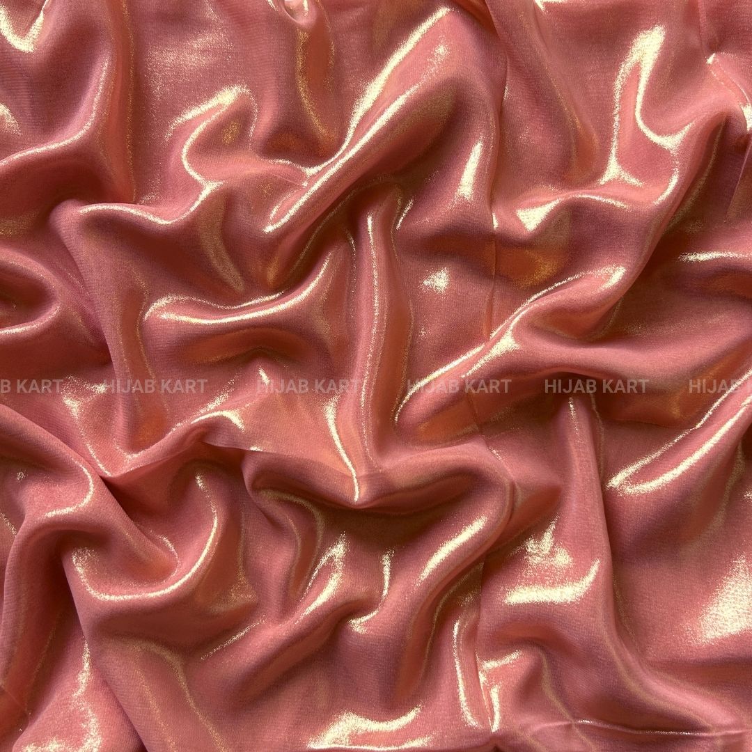 Desert Coral- Shimmer Luxe Chiffon Hijab