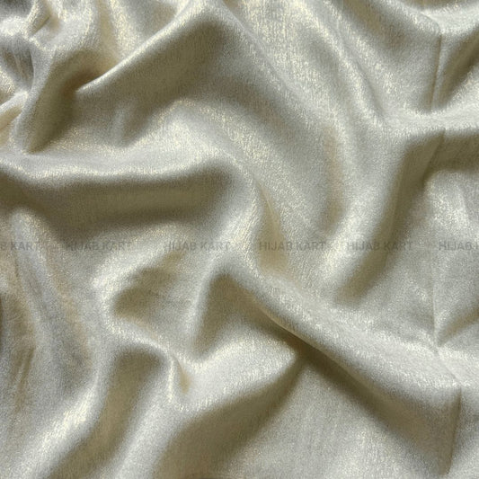 Pearl Cream- Shimmer Dust Georgette Hijab