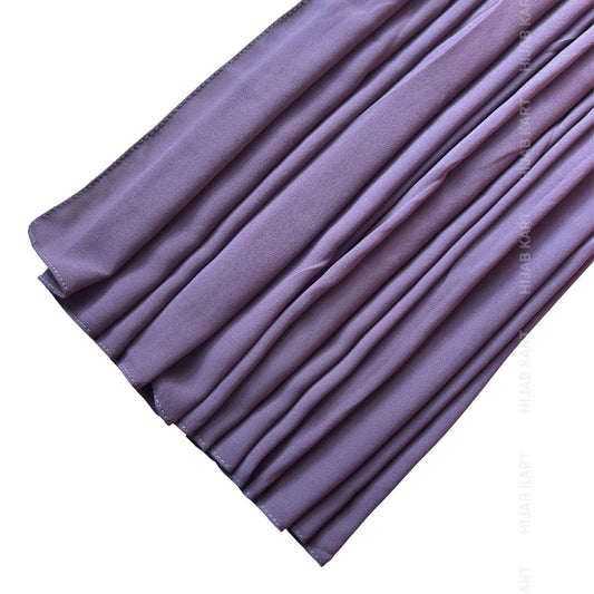 Premium Malaysian Georgette Hijab- Purple Mauve
