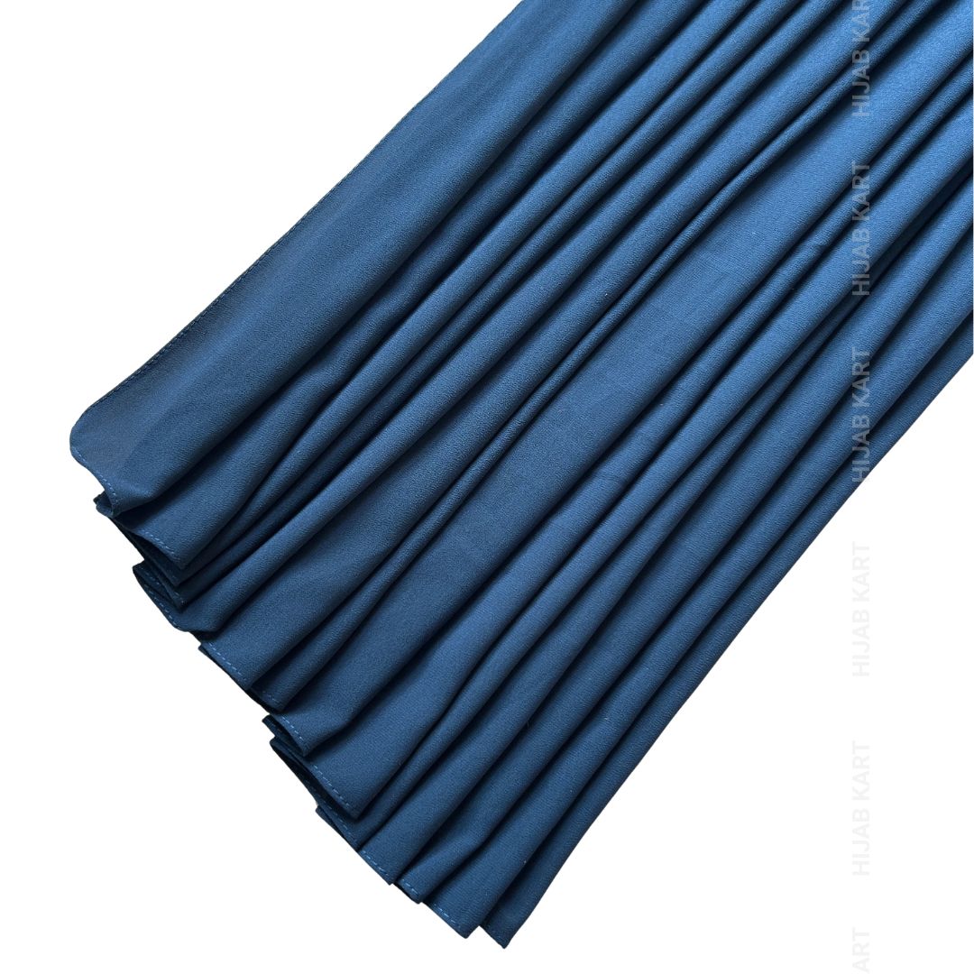 Premium Malaysian Georgette Hijab- Royal Blue
