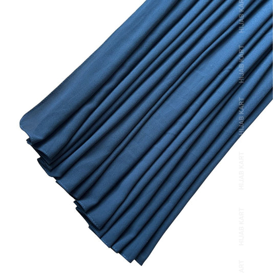 Premium Malaysian Georgette Hijab- Royal Blue