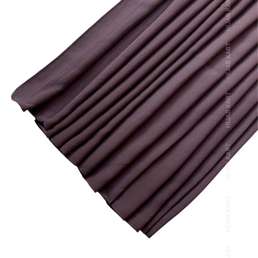 Premium Malaysian Georgette Hijab- Dark Espresso