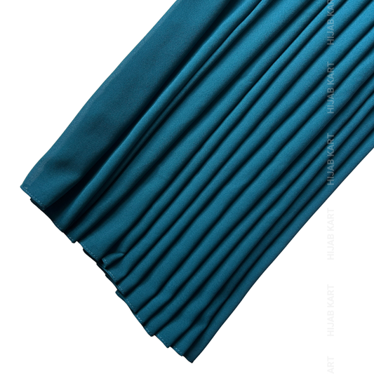 Premium Malaysian Georgette Hijab- Crystal Teal