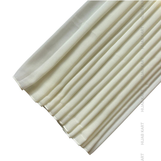 Premium Malaysian Georgette Hijab- Cream