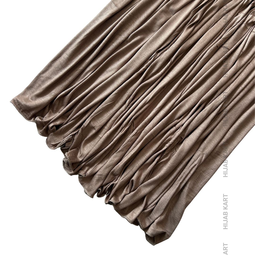 Tortilla Brown-Premium Modal Classic Jersey Hijab