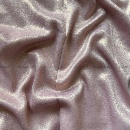 Pearl Pink- Shimmer Dust Georgette Hijab