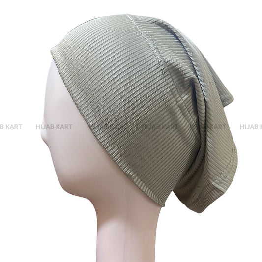 Luxe Ribbed Hijab Undercap- Sage Green