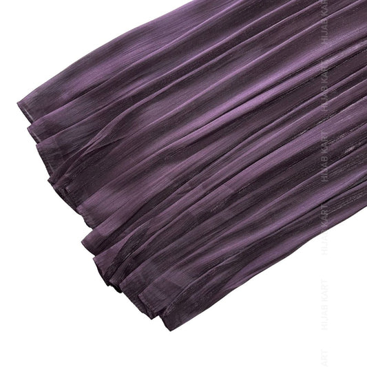 Dusty Purple- Flowy Organza Shimmer Hijab