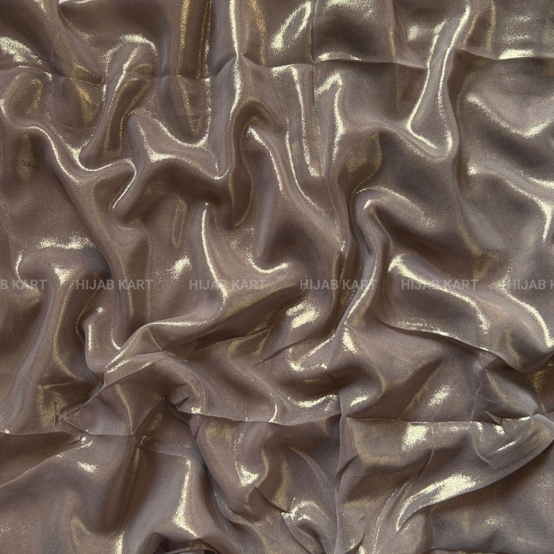 Fossil Grey- Shimmer Luxe Chiffon Hijab