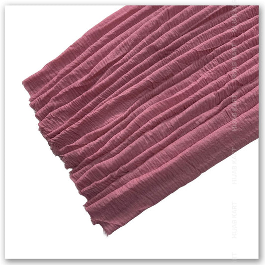 Blush Pink- Cotton Crinkled Hijab