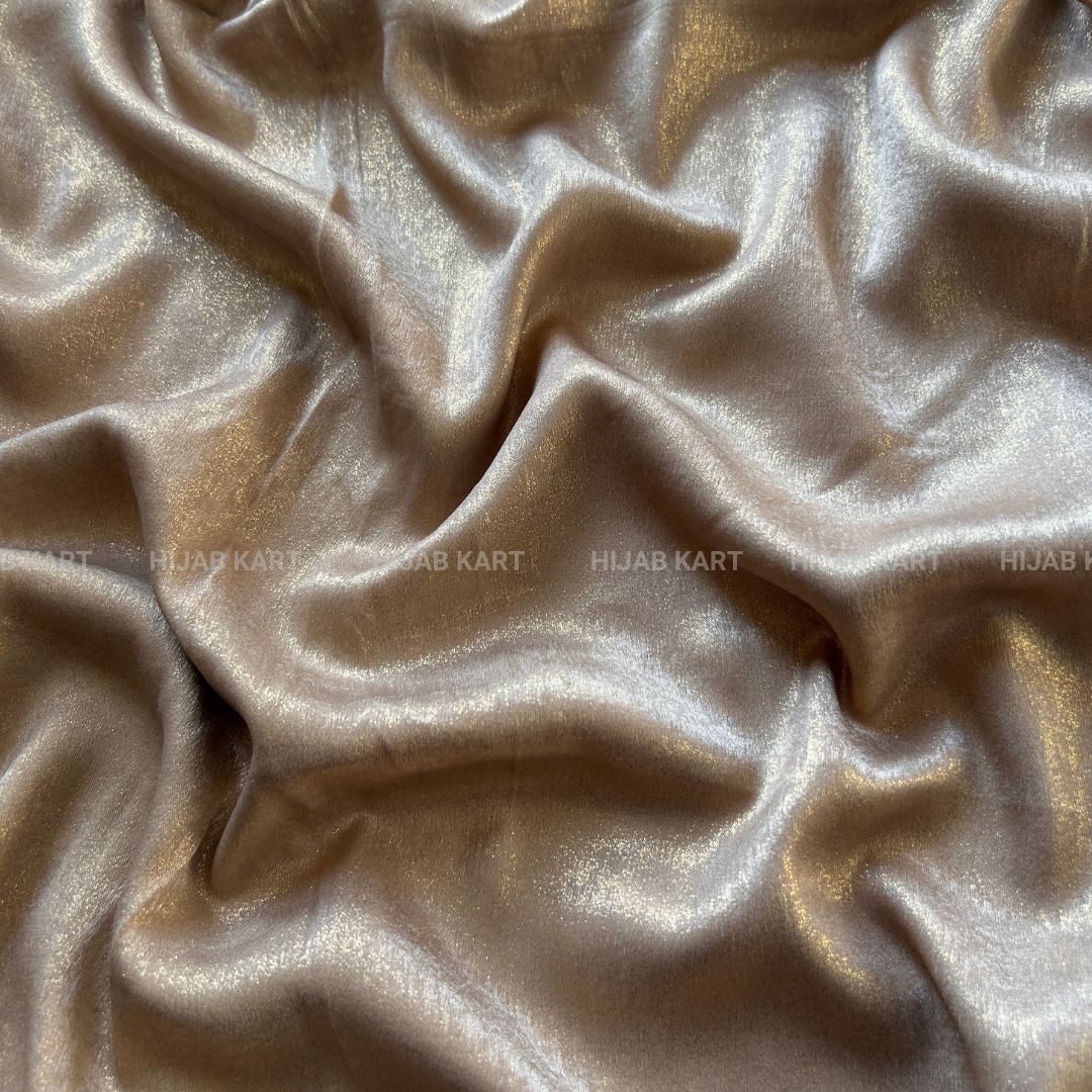 Champagne Pearl- Shimmer Dust Georgette Hijab
