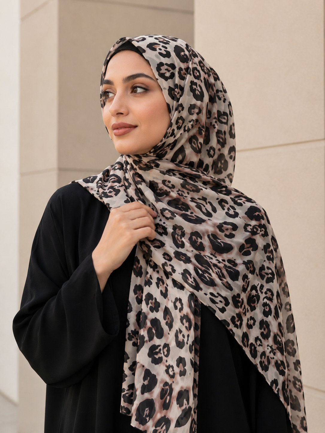 Leopard - Chiffon Animal Print Hijab
