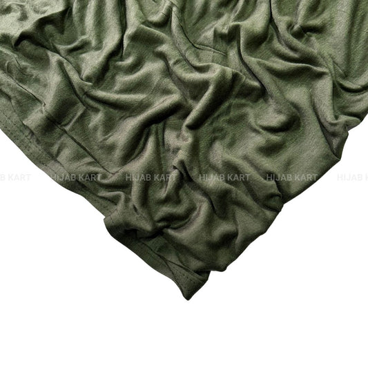 Army Green-Premium Modal Jersey Hijab