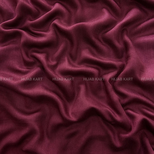 Royal Maroon- Turkish Modal Cotton Hijab