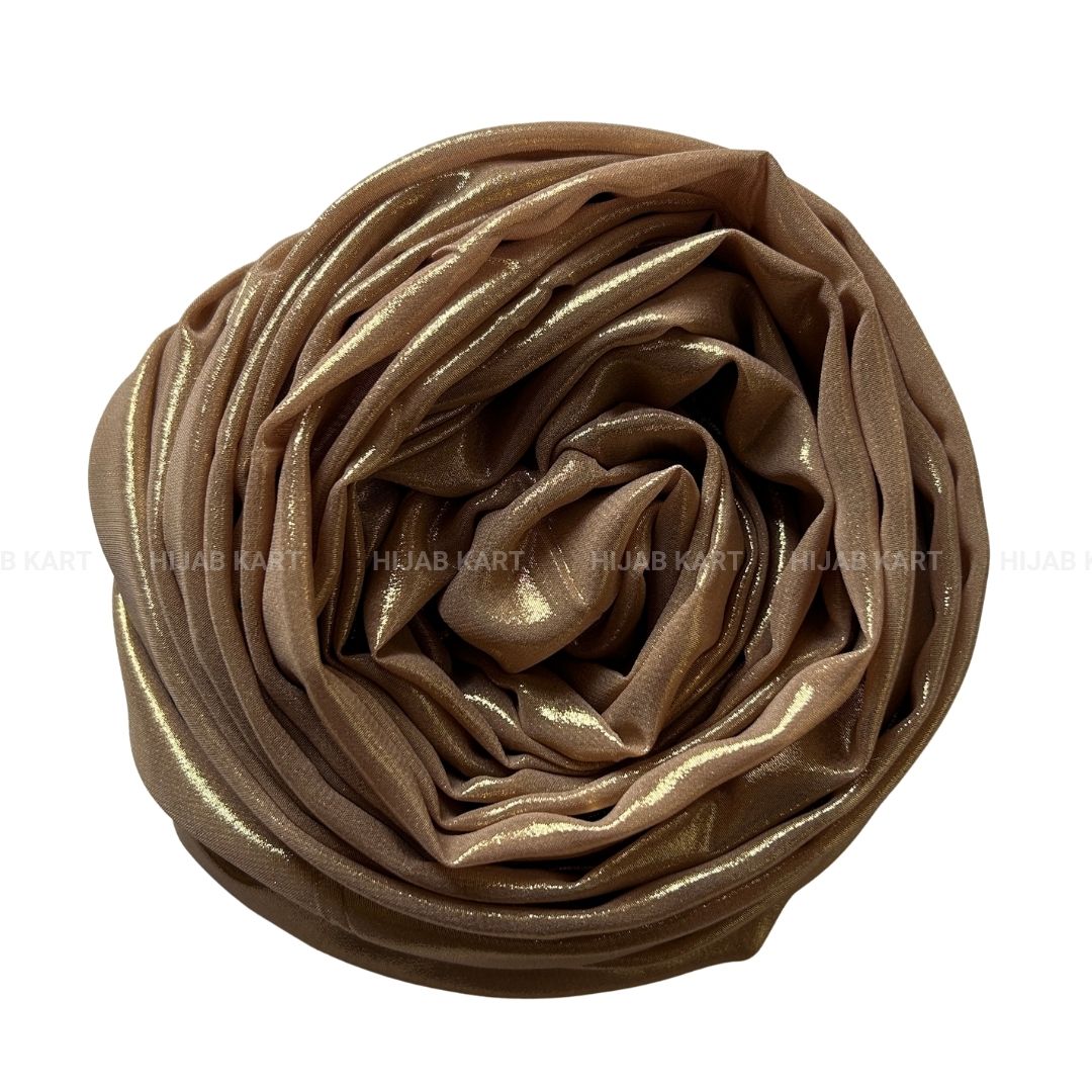 Bronze Gold- Shimmer Luxe Chiffon Hijab