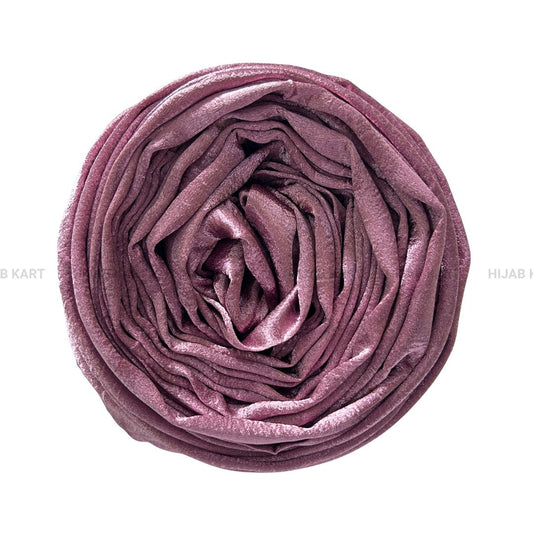 Taffy Pink- Luxe Shimmer Crushed Satin Hijab