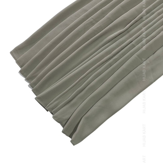 Luxe Caramel Chiffon Hijab- Khaki