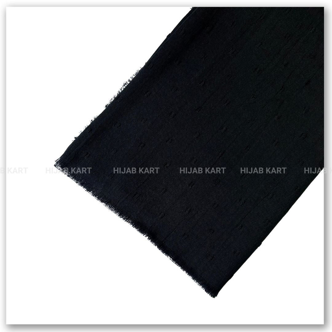 Black Color Cotton Hijab | Softest Cotton Hijab Collection | Summer Hijab