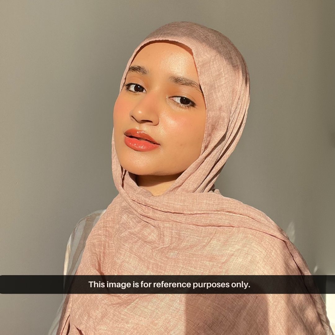 Light Grey-Textured cotton hijab