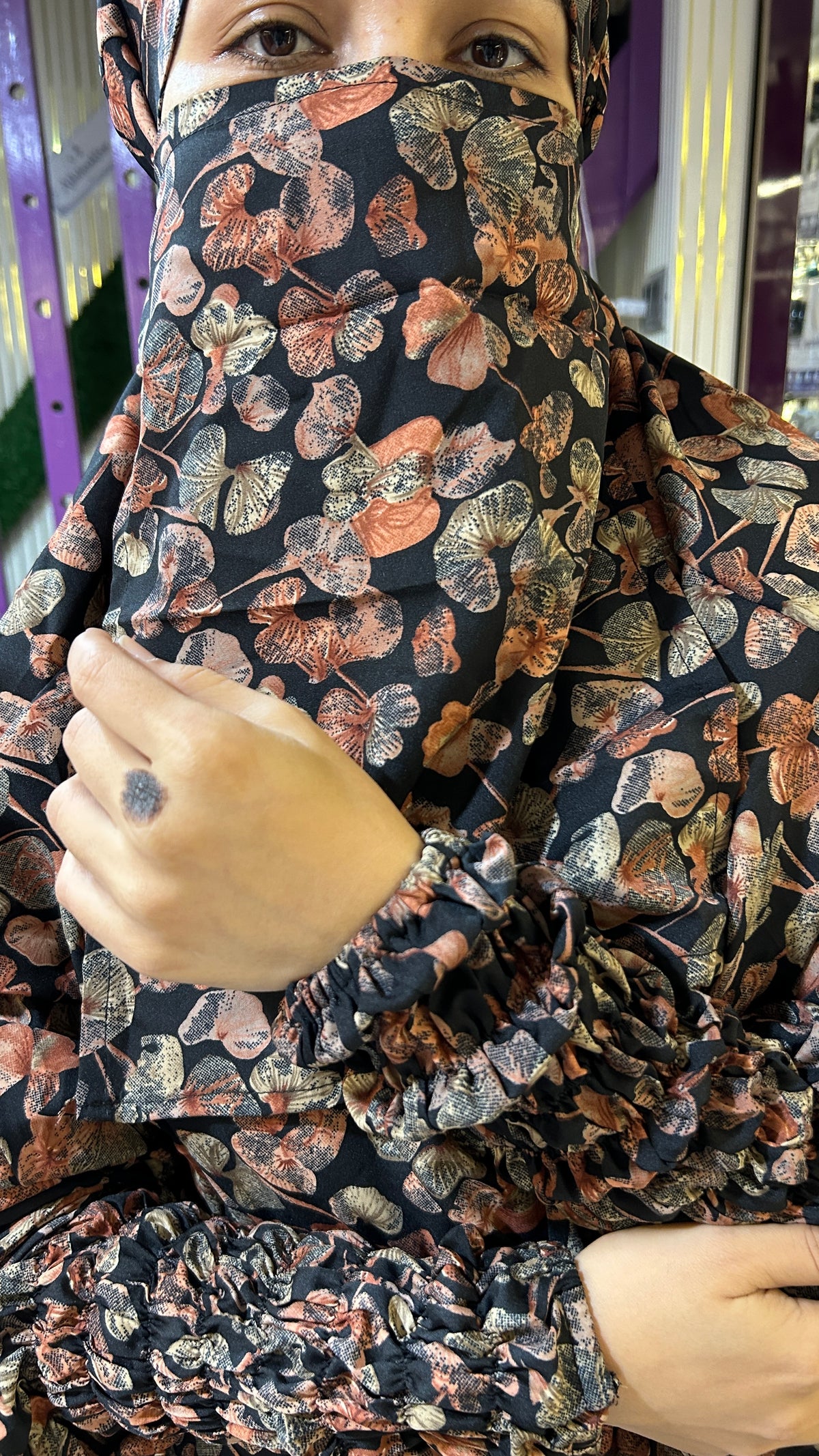 Mahira - Floral 3 Piece Jilbab Set