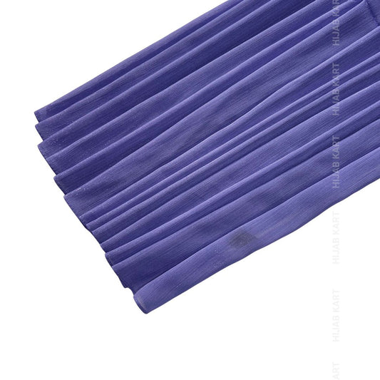 Medium Purple - Luxe Metallic Shimmer Georgette Hijab