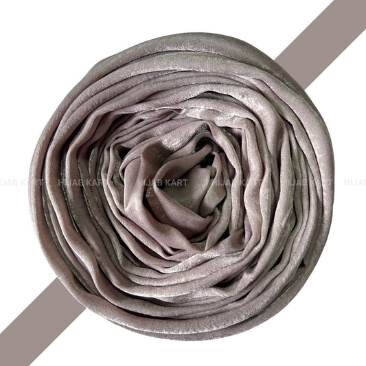 Metallic Bronze- Velvet Satin Hijab