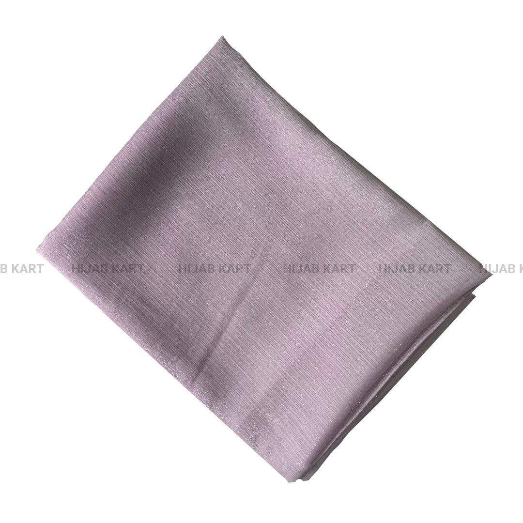 French Lilac- Luxe Metallic Shimmer Georgette Hijab