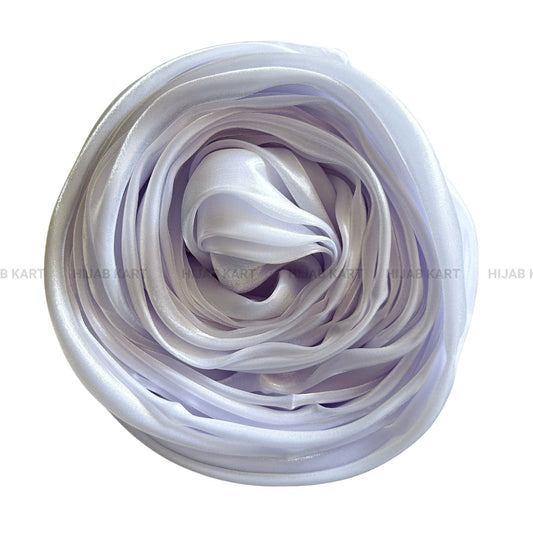 Frost White- 3D Organza Hijab