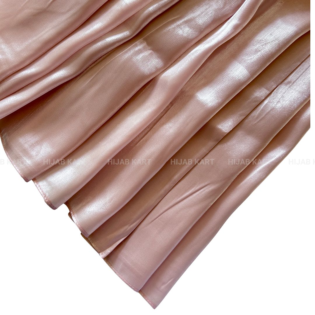 Pearl Pink- 3D Organza Hijab