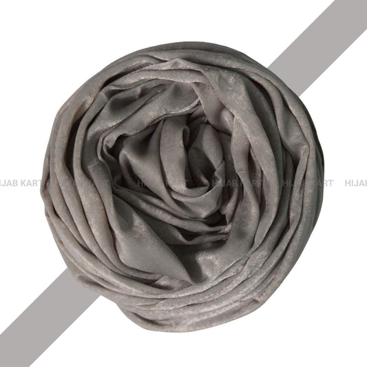 Beige- Velvet Satin Hijab