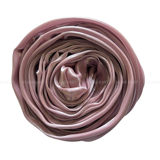 Dusty Rose Pink- 3D Organza Hijab