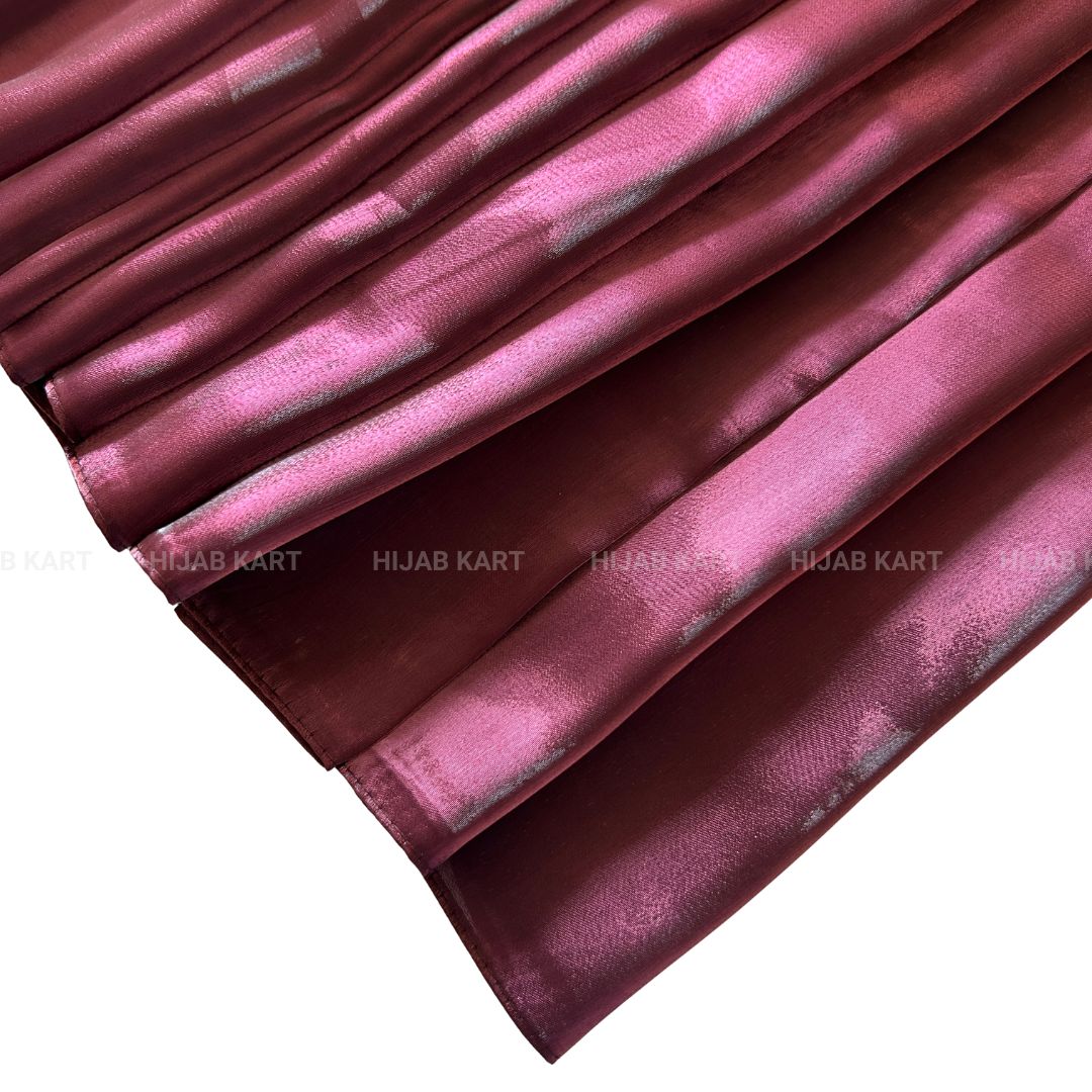 Grape- 3D Organza Hijab