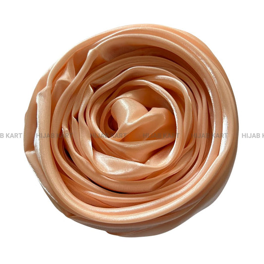 Pastel Orange- 3D Organza Hijab