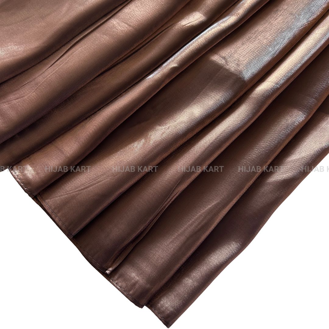 Rich Chocolate- 3D Organza Hijab