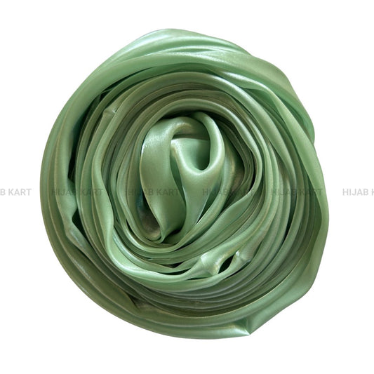Pista Green- 3D Organza Hijab