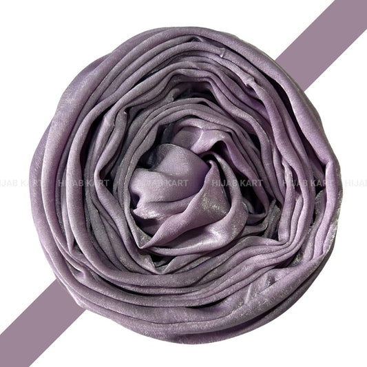 Dusty Lavender- Velvet Satin Hijab