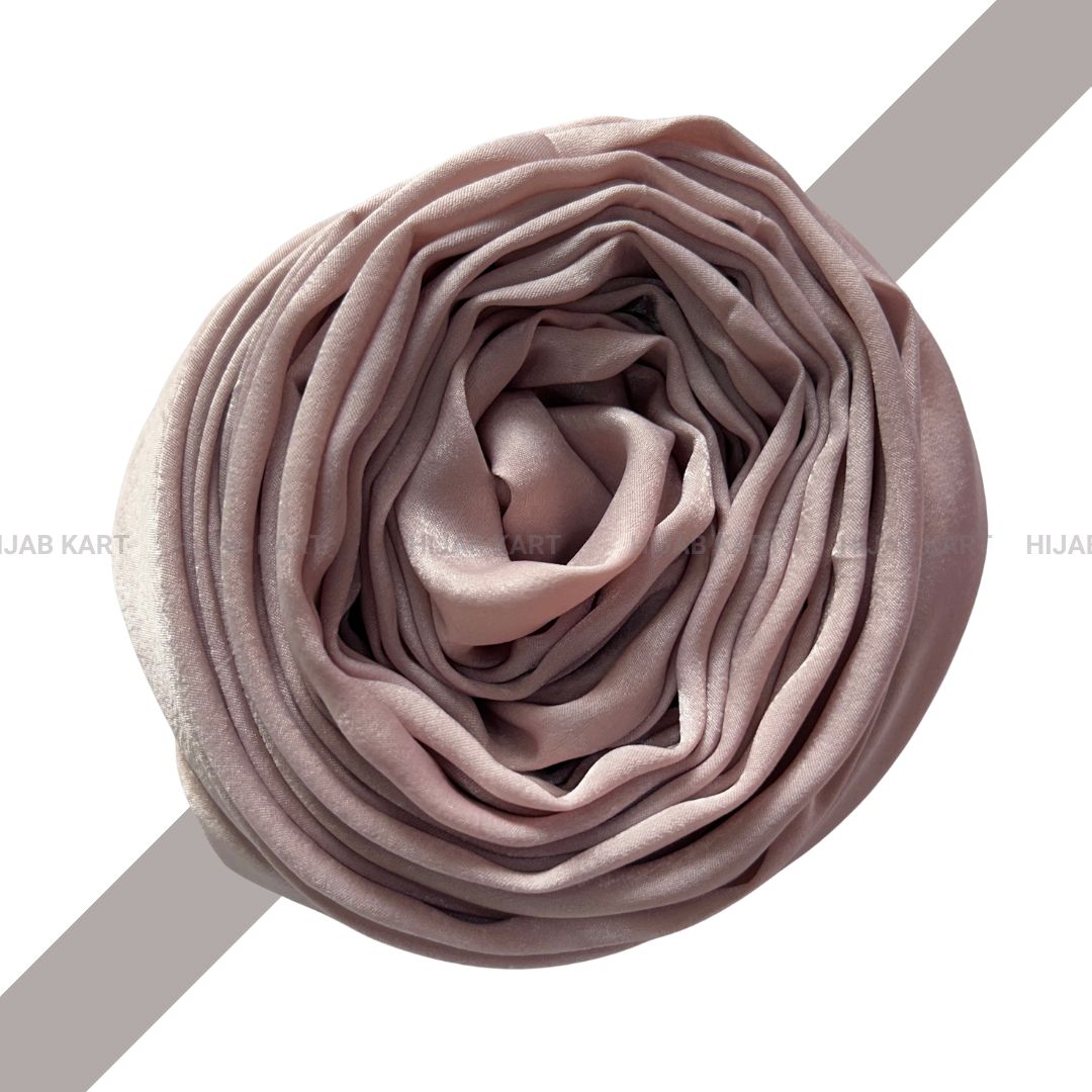 Pale Pink- Velvet Satin Hijab